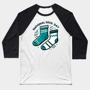 national sock day Baseball T-Shirt